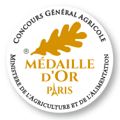 Médaille d'Or au Concours Général Agricole de Paris