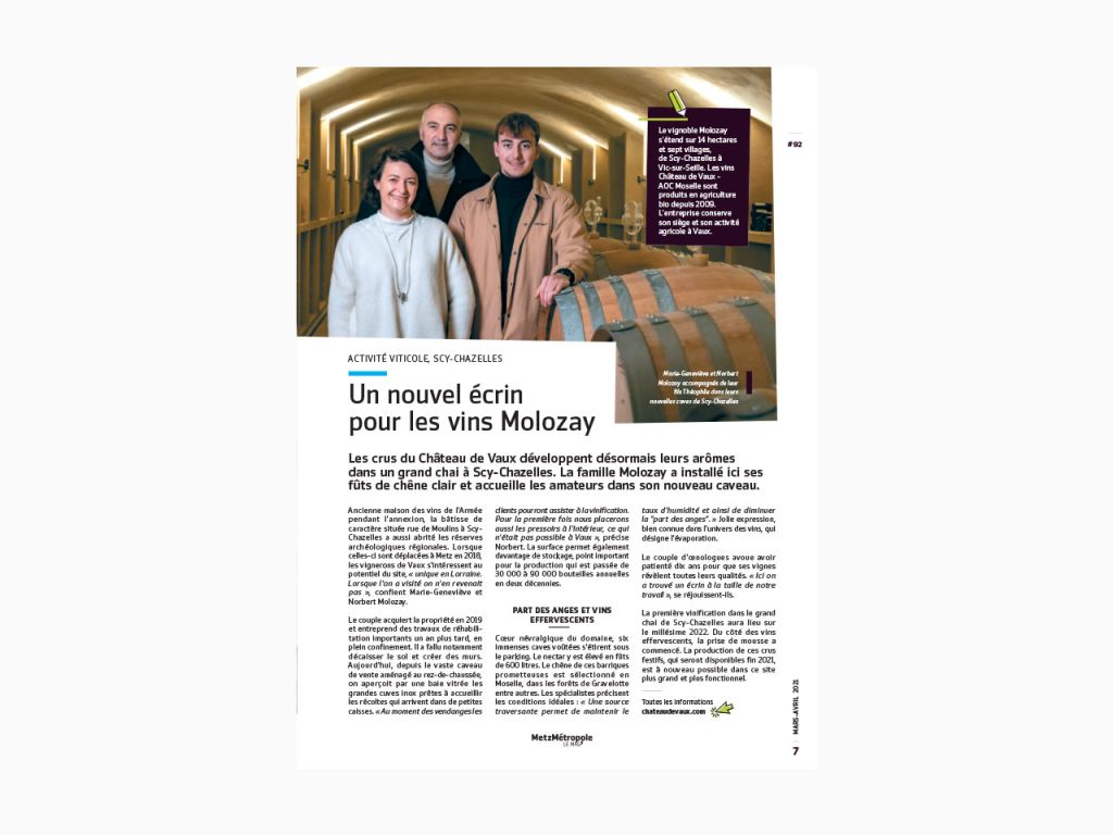 Metz Métropole Le Mag n° 92, Mars-Avril 2021