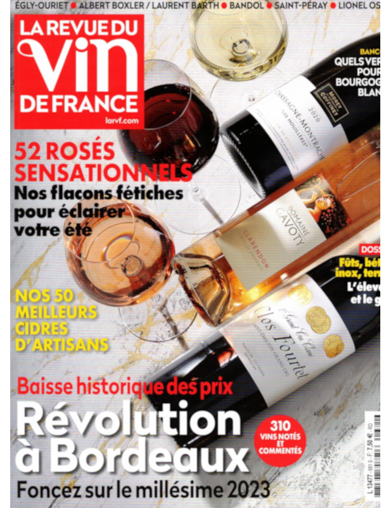 La Revue du Vin de France n°681 - Juin 2024