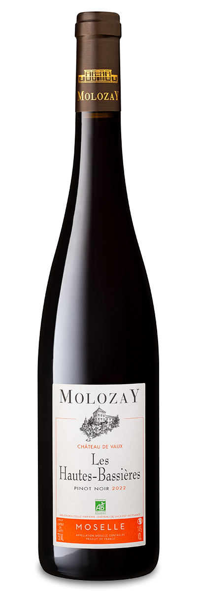 Château de Vaux Les Hautes-Bassières, vin rouge, Vignobles Molozay