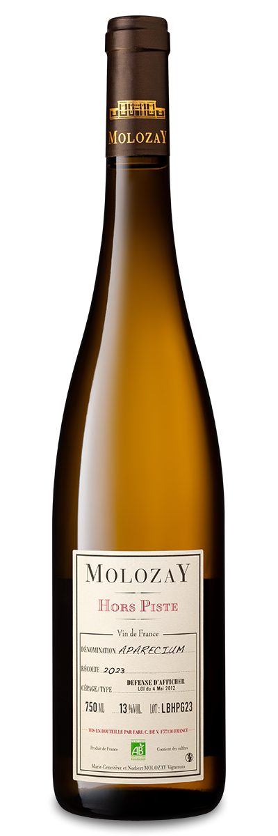 Hors Piste Aparecium, vin blanc sec, Vignobles Molozay
