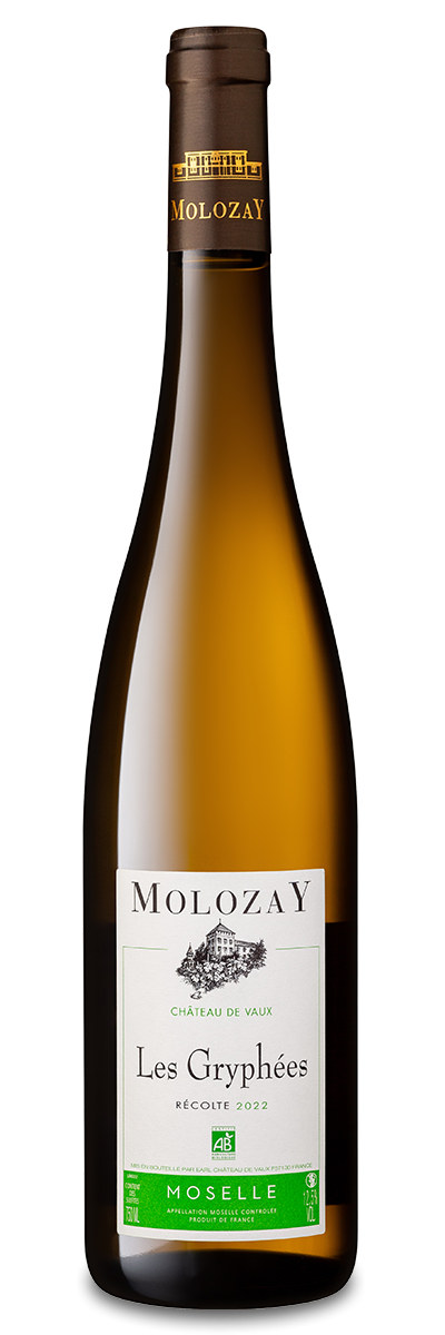 Château de Vaux Les Gryphées, vin blanc sec, Vignobles Molozay