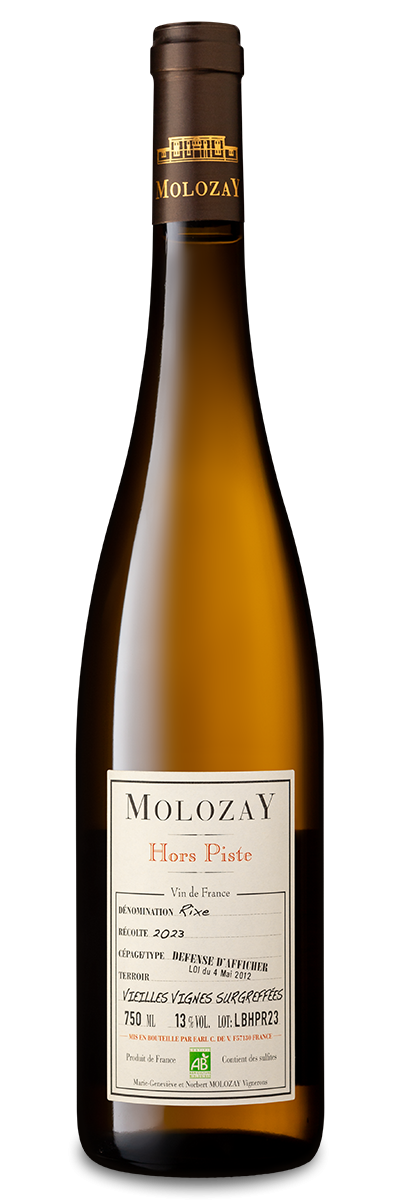 Hors Piste Rixe, vin blanc sec, Vignobles Molozay