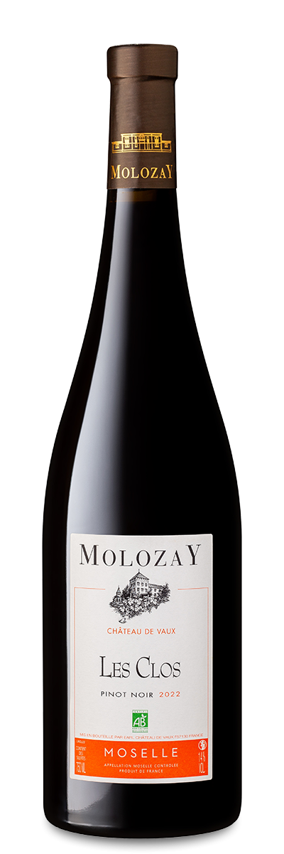 Château de Vaux Les Clos, vin rouge, Vignobles Molozay